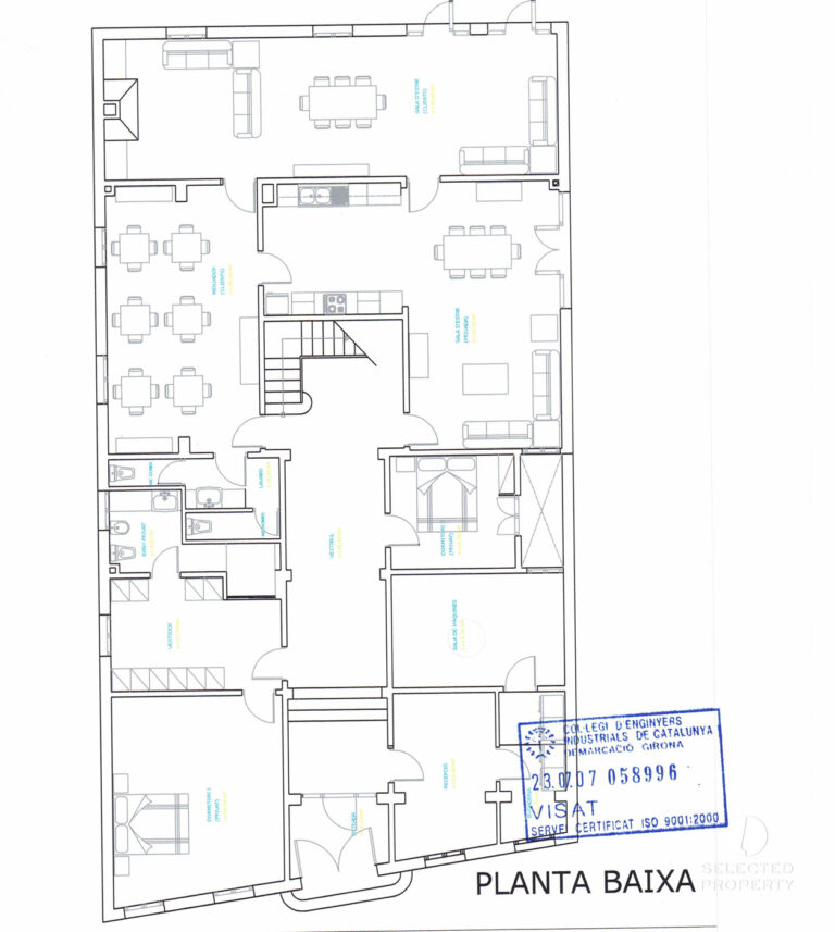Plan 1 – À vendre – Boutique Bed & Breakfast sur la Costa Brava