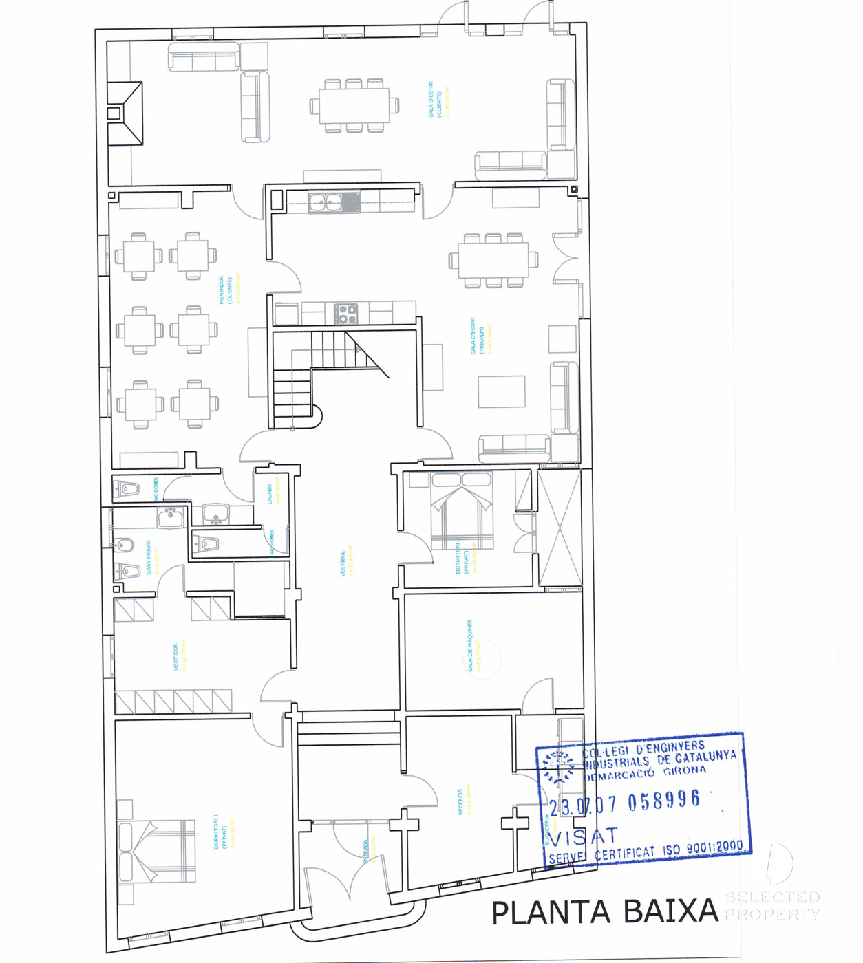 En venta – Boutique Bed & Breakfast en la Costa Brava – Torroella de Fluvià – hotel – Grundriss 1