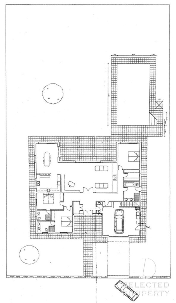 Plànol 1 – Magnífica casa d’una sola planta al camp de golf de Torremirona