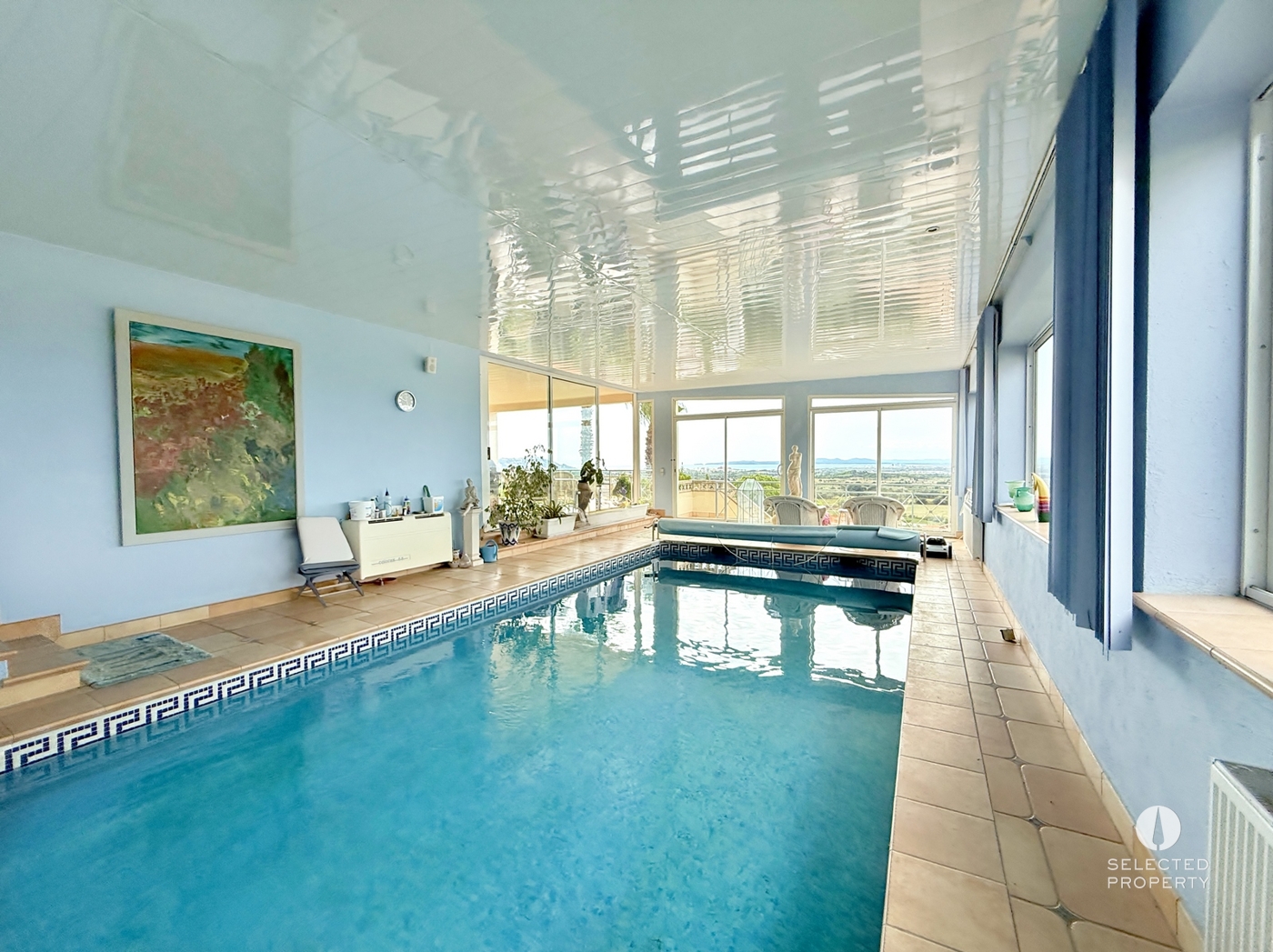 Villa de luxe avec vue sur la baie de Roses – Piscine intérieure, appartement indépendant, exposition plein Sud – Roses – villa – Foto 9